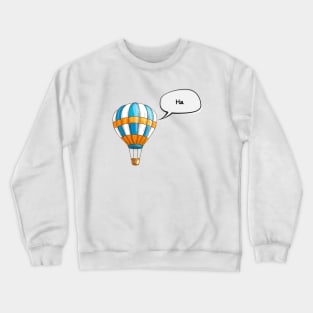 Air Balloon Aircraft Wings Vintage Retro Crewneck Sweatshirt